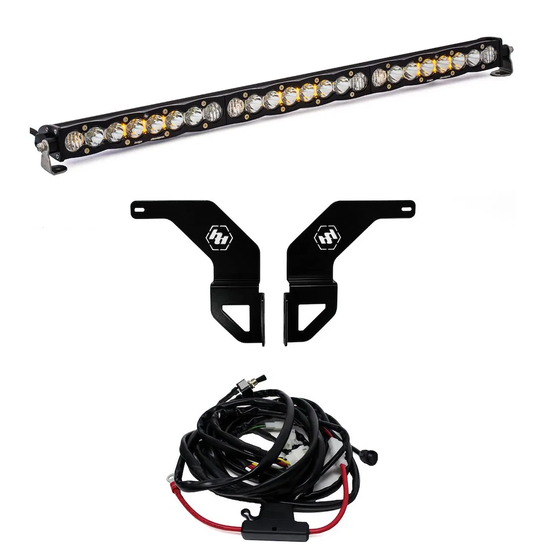 447803 – BAJA DESIGN Light Bar, LED 30 Inch Length 24 Clear CREE Bulb 180 Watt/ 12 Amp Draw Driving Combo Beam 19050 ...